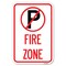 Signmission No Parking Symbol Heavy-Gauge Aluminum Sign, 12" x 18", A-1218-24653 A-1218-24653 - alternate 1